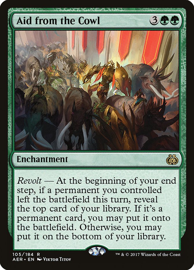 Aid from the Cowl [Aether Revolt] | Pandora's Boox