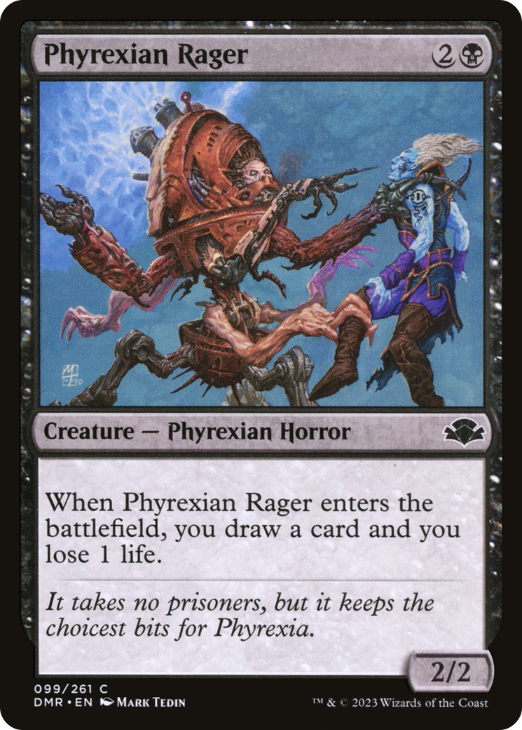 Phyrexian Rager [Dominaria Remastered] | Pandora's Boox