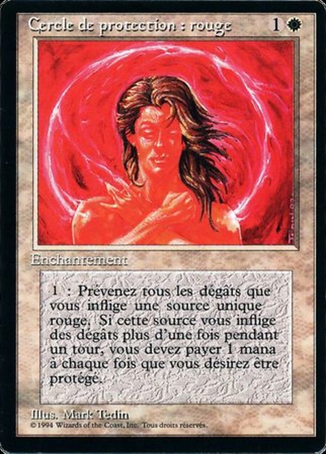 Circle of Protection: Red [Foreign Black Border] | Pandora's Boox