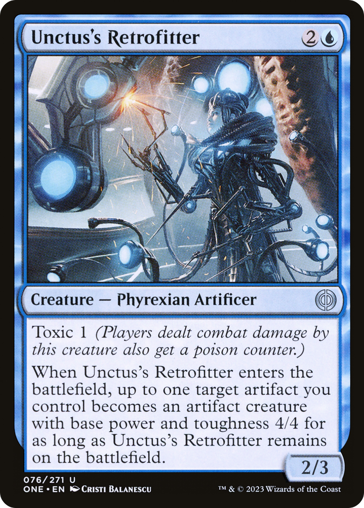 Unctus's Retrofitter [Phyrexia: All Will Be One] | Pandora's Boox