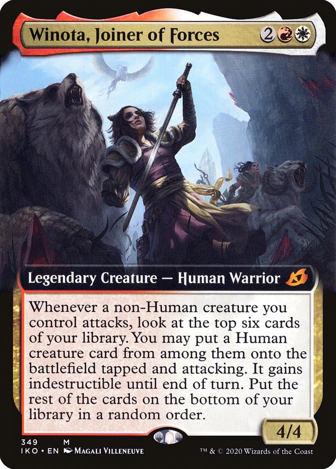 Winota, Joiner of Forces (Extended Art) [Ikoria: Lair of Behemoths] | Pandora's Boox
