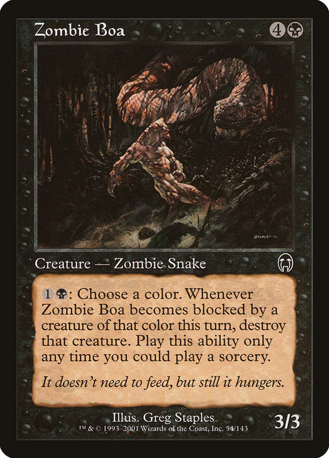 Zombie Boa [Apocalypse] | Pandora's Boox