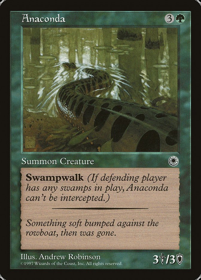 Anaconda (With Flavor Text) [Portal] | Pandora's Boox