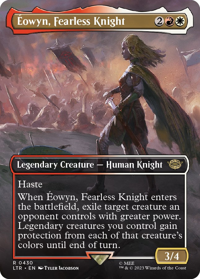 Eowyn, Fearless Knight (Borderless Alternate Art) [The Lord of the Rings: Tales of Middle-Earth] | Pandora's Boox