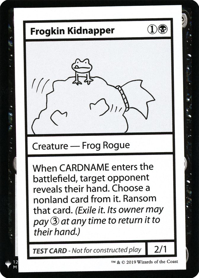 Frogkin Kidnapper [Mystery Booster Playtest Cards] | Pandora's Boox