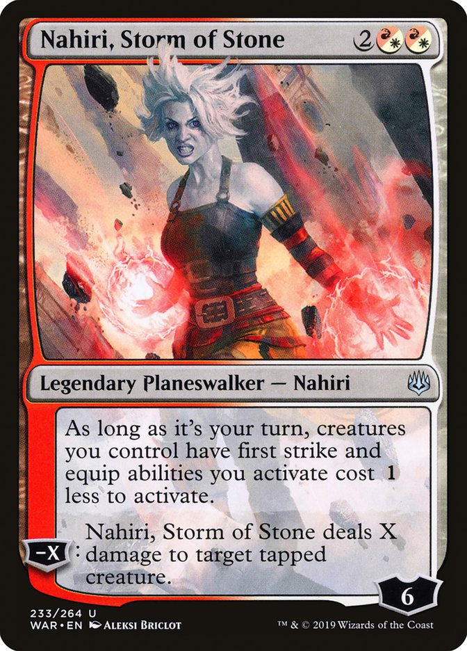 Nahiri, Storm of Stone [War of the Spark] | Pandora's Boox