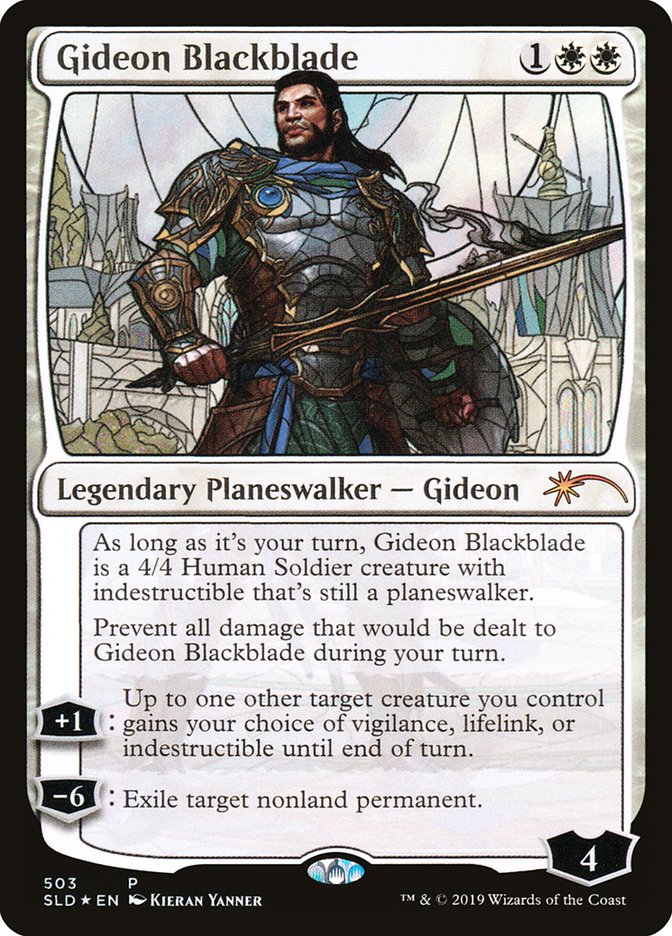 Gideon Blackblade (Stained Glass) [Secret Lair Drop Promos] | Pandora's Boox