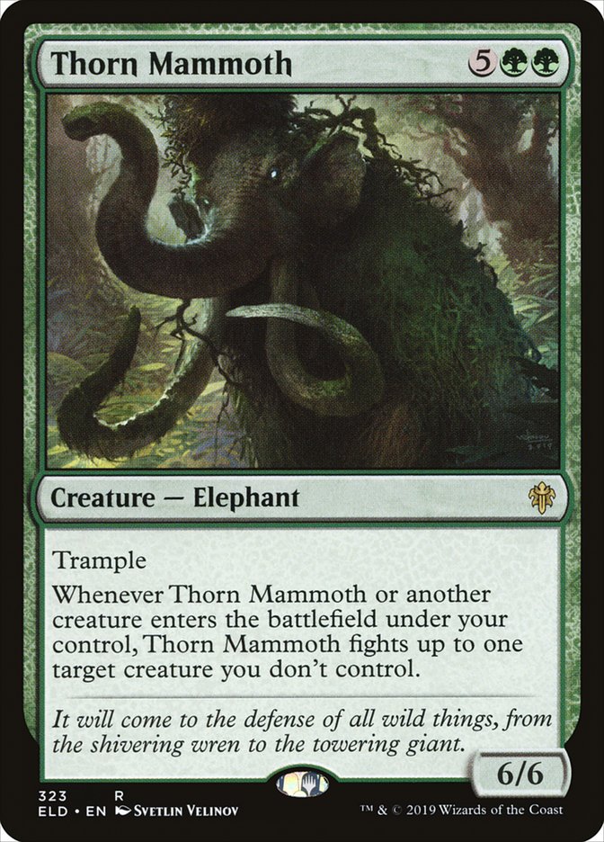 Thorn Mammoth [Throne of Eldraine] | Pandora's Boox