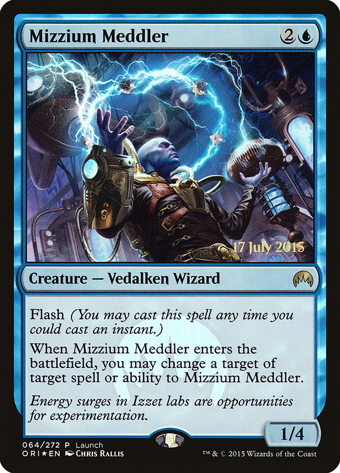 Mizzium Meddler (Launch) [Magic Origins Promos] | Pandora's Boox