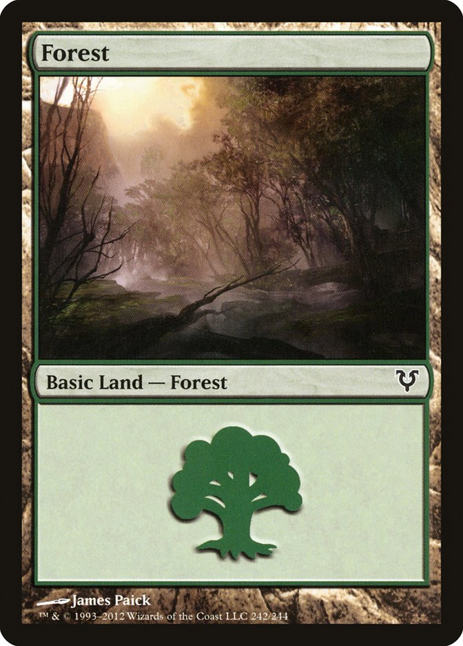 Forest (242) [Avacyn Restored] | Pandora's Boox