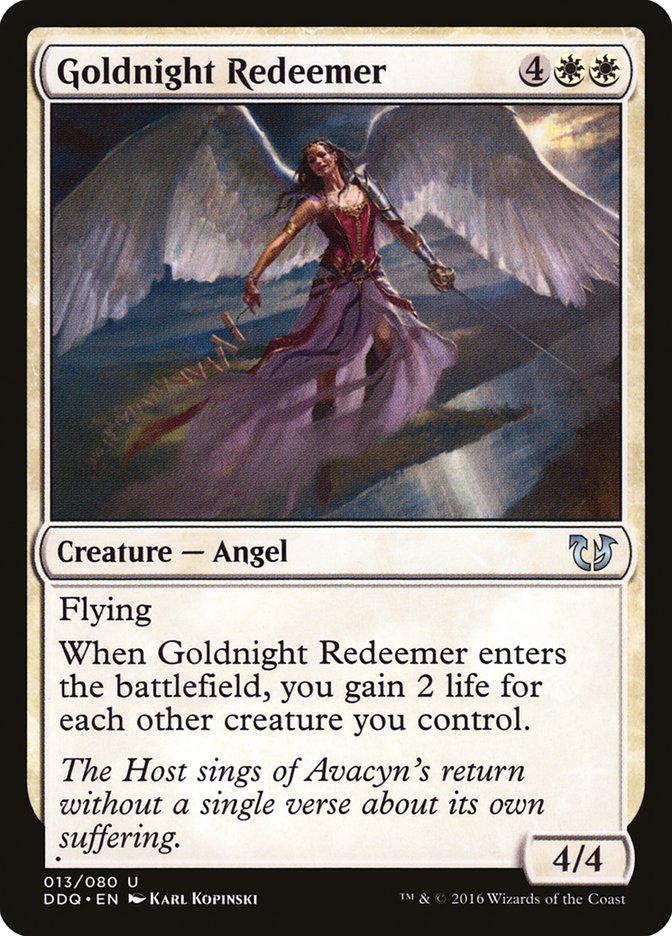 Goldnight Redeemer [Duel Decks: Blessed vs. Cursed] | Pandora's Boox
