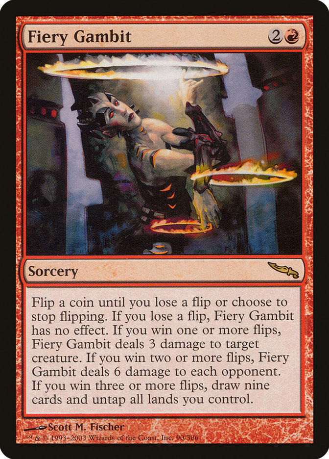 Fiery Gambit [Mirrodin] | Pandora's Boox