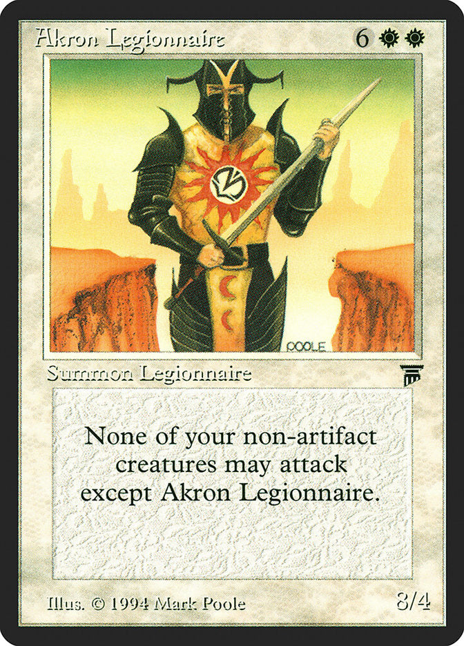 Akron Legionnaire [Legends] | Pandora's Boox