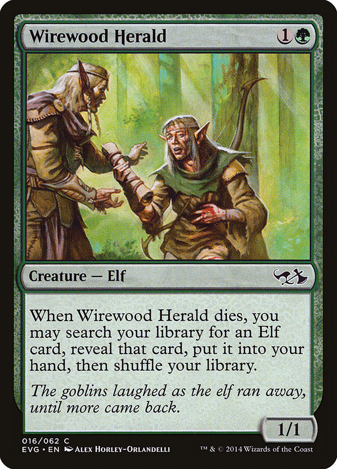 Wirewood Herald (Elves vs. Goblins) [Duel Decks Anthology] | Pandora's Boox