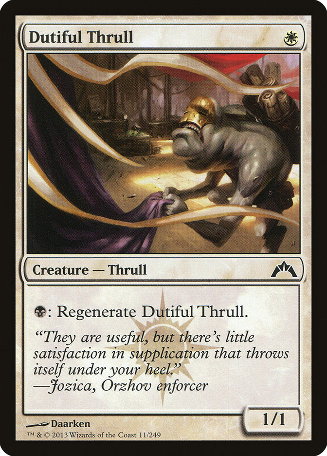 Dutiful Thrull [Gatecrash] | Pandora's Boox