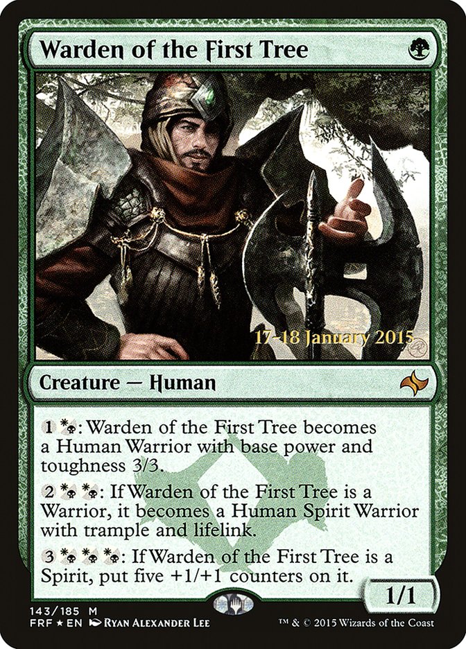 Warden of the First Tree [Fate Reforged Prerelease Promos] | Pandora's Boox