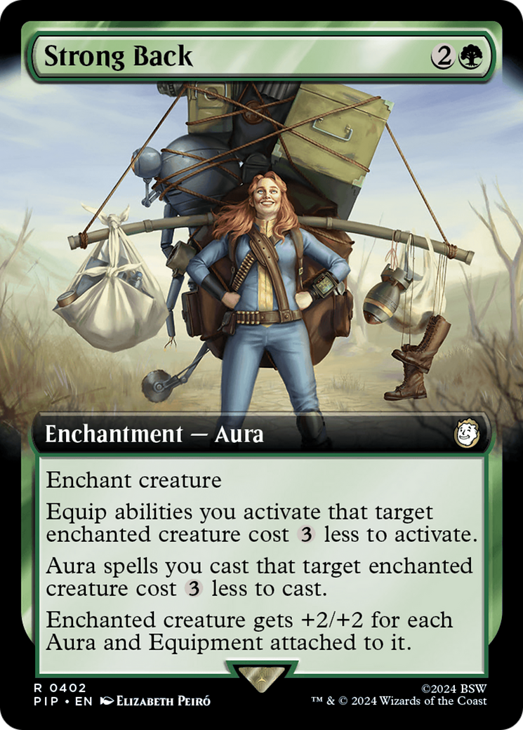Strong Back (Extended Art) (Surge Foil) [Fallout] | Pandora's Boox