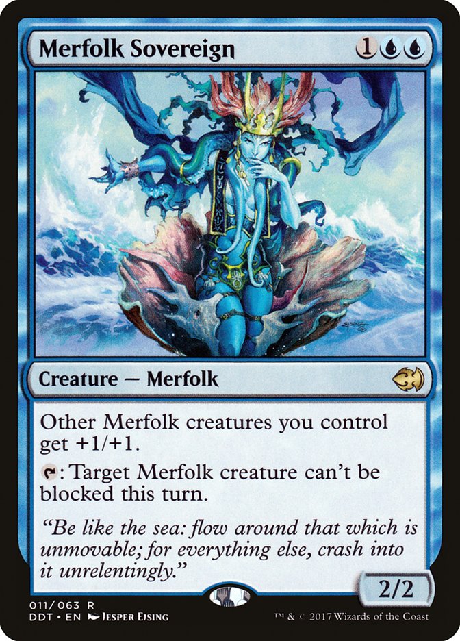 Merfolk Sovereign [Duel Decks: Merfolk vs. Goblins] | Pandora's Boox
