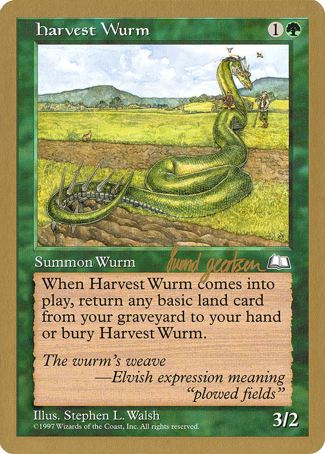 Harvest Wurm (Svend Geertsen) [World Championship Decks 1997] | Pandora's Boox