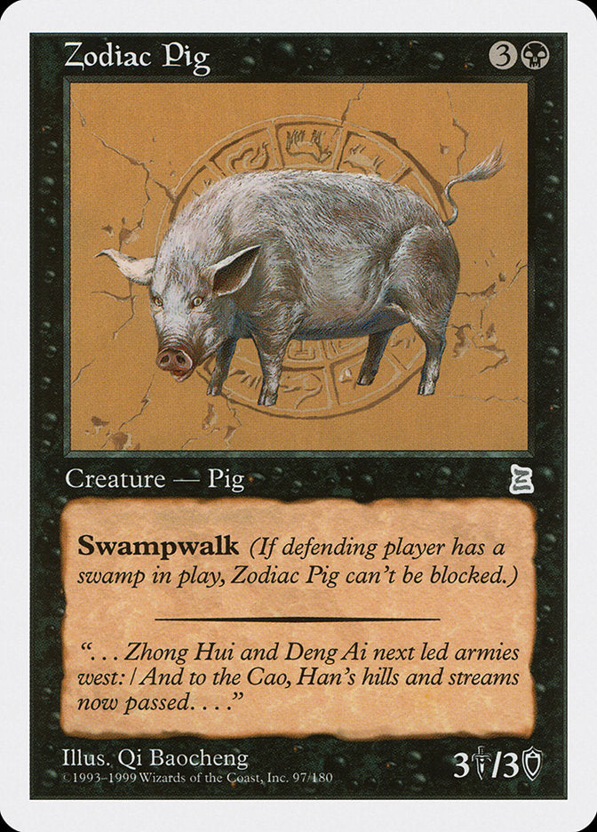 Zodiac Pig [Portal Three Kingdoms] | Pandora's Boox
