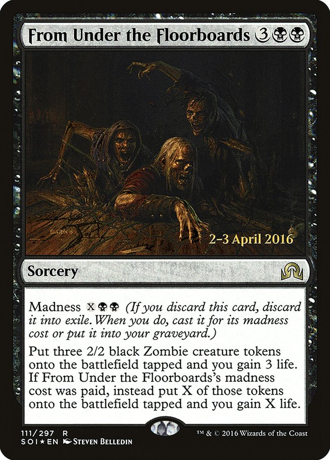 From Under the Floorboards [Shadows over Innistrad Prerelease Promos] | Pandora's Boox