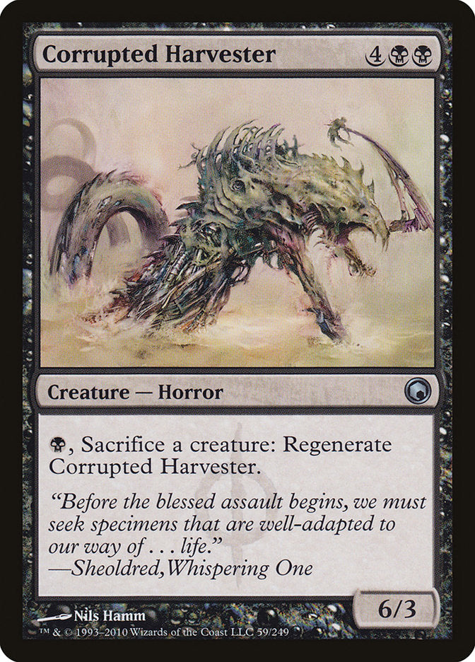 Corrupted Harvester [Scars of Mirrodin] | Pandora's Boox