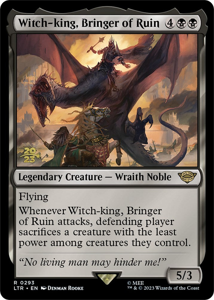 Witch-king, Bringer of Ruin [The Lord of the Rings: Tales of Middle-Earth Prerelease Promos] | Pandora's Boox