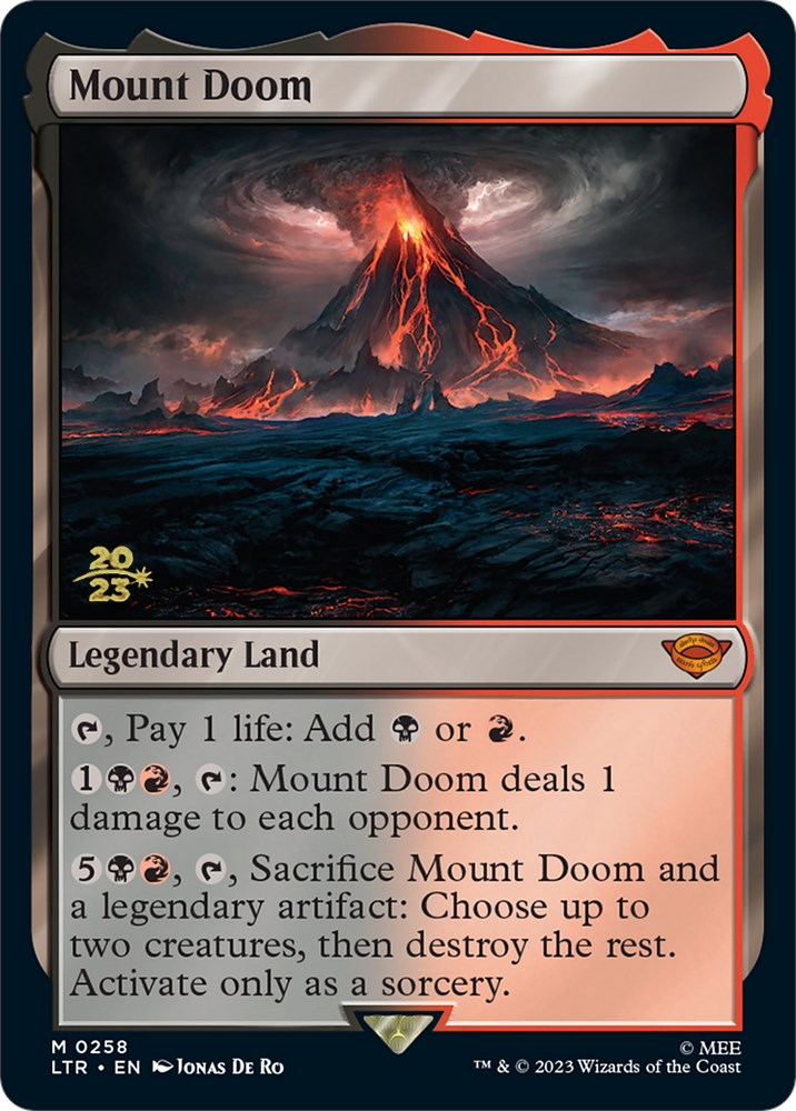 Mount Doom [The Lord of the Rings: Tales of Middle-Earth Prerelease Promos] | Pandora's Boox