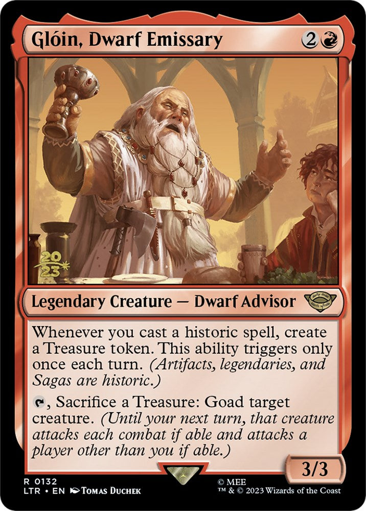 Gloin, Dwarf Emissary [The Lord of the Rings: Tales of Middle-Earth Prerelease Promos] | Pandora's Boox