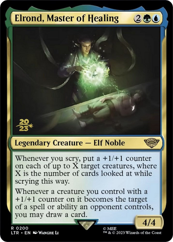 Elrond, Master of Healing [The Lord of the Rings: Tales of Middle-Earth Prerelease Promos] | Pandora's Boox
