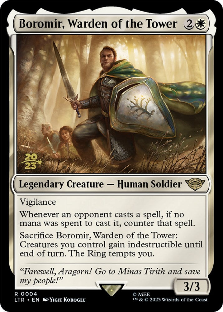 Boromir, Warden of the Tower [The Lord of the Rings: Tales of Middle-Earth Prerelease Promos] | Pandora's Boox