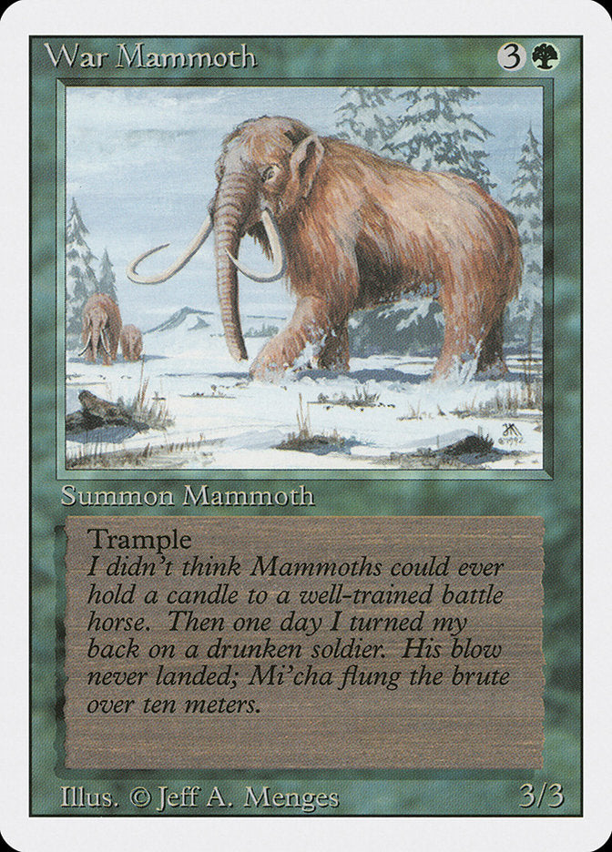 War Mammoth [Revised Edition] | Pandora's Boox