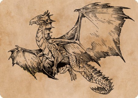Ancient Bronze Dragon Art Card (58) [Commander Legends: Battle for Baldur's Gate Art Series] | Pandora's Boox