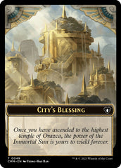 City's Blessing // Rat Double-Sided Token [Commander Masters Tokens] | Pandora's Boox