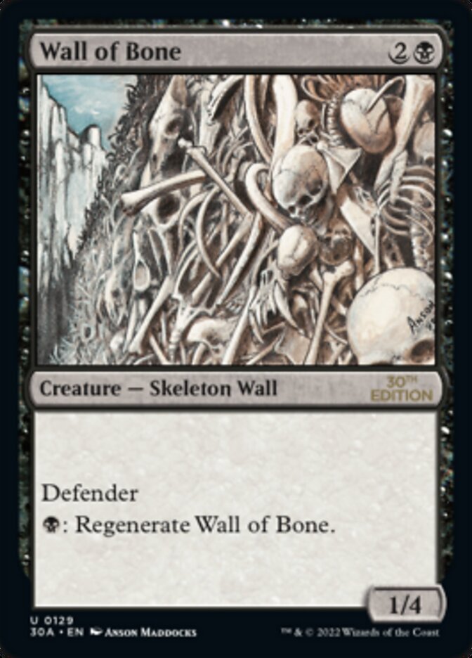 Wall of Bone [30th Anniversary Edition] | Pandora's Boox