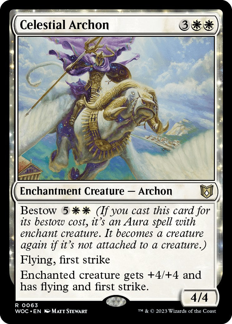 Celestial Archon [Wilds of Eldraine Commander] | Pandora's Boox