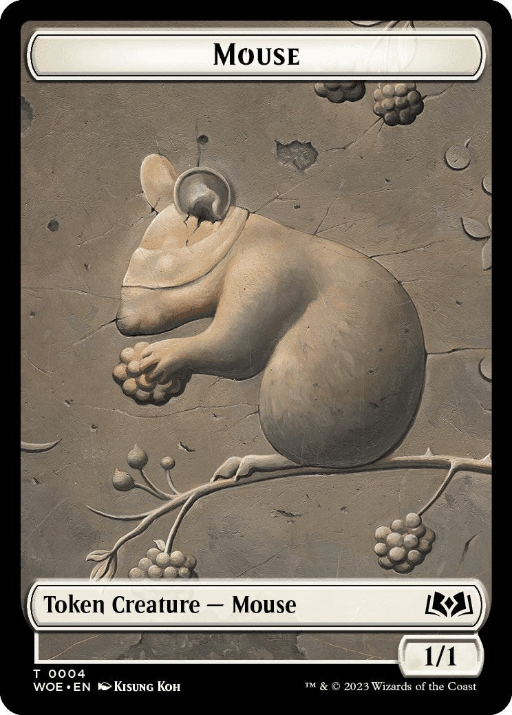 Mouse Token [Wilds of Eldraine Tokens] | Pandora's Boox