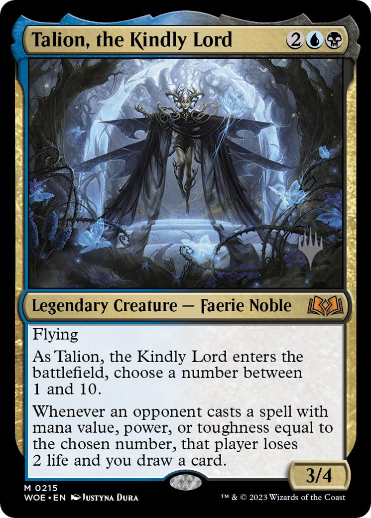 Talion, the Kindly Lord (Promo Pack) [Wilds of Eldraine Promos] | Pandora's Boox