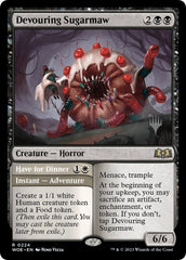 Devouring Sugarmaw // Have for Dinner(Promo Pack) [Wilds of Eldraine Promos] | Pandora's Boox