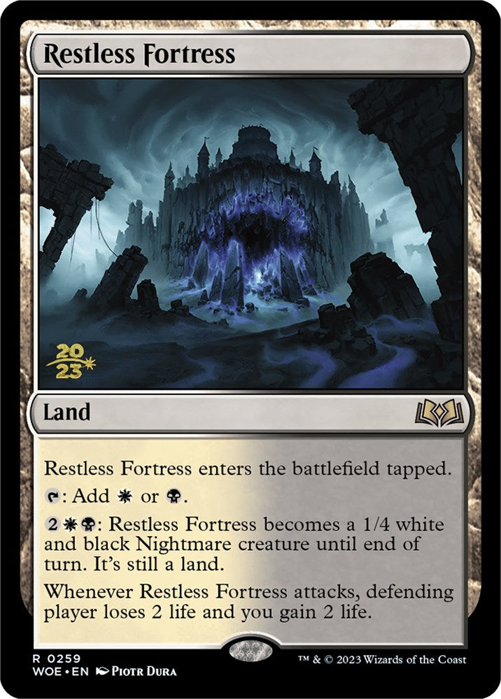 Restless Fortress [Wilds of Eldraine Prerelease Promos] | Pandora's Boox