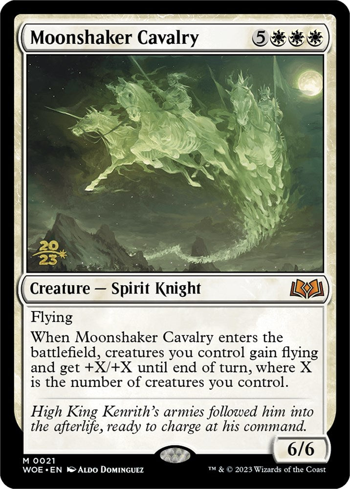 Moonshaker Cavalry [Wilds of Eldraine Prerelease Promos] | Pandora's Boox