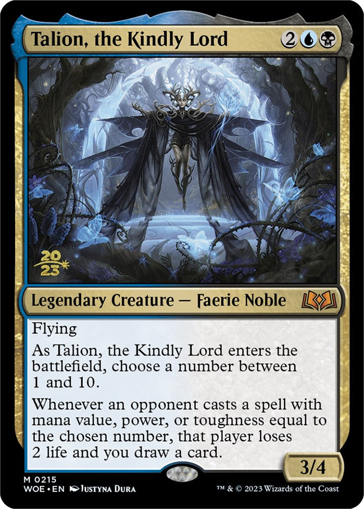 Talion, the Kindly Lord [Wilds of Eldraine Prerelease Promos] | Pandora's Boox