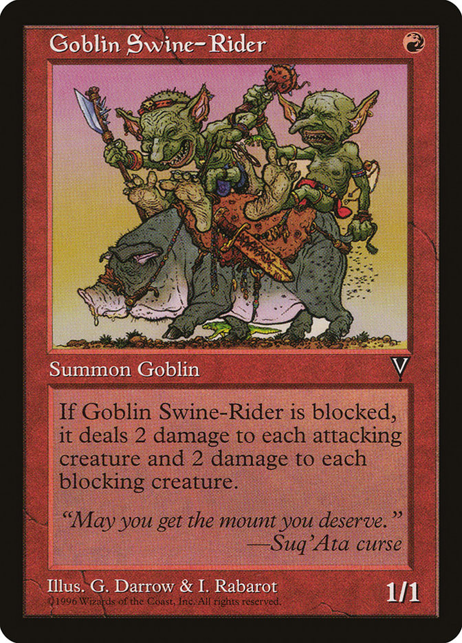 Goblin Swine-Rider [Visions] | Pandora's Boox