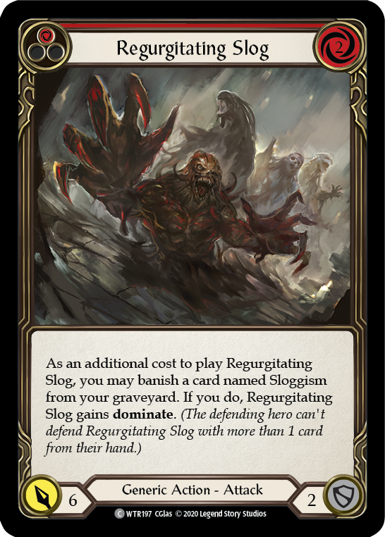 Regurgitating Slog (Red) [WTR197] Unlimited Edition Rainbow Foil