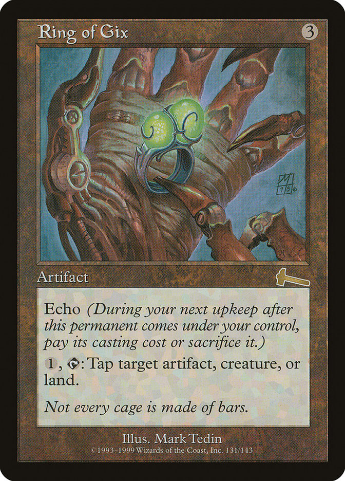 Ring of Gix [Urza's Legacy] | Pandora's Boox