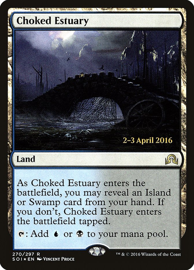 Choked Estuary [Shadows over Innistrad Prerelease Promos] | Pandora's Boox