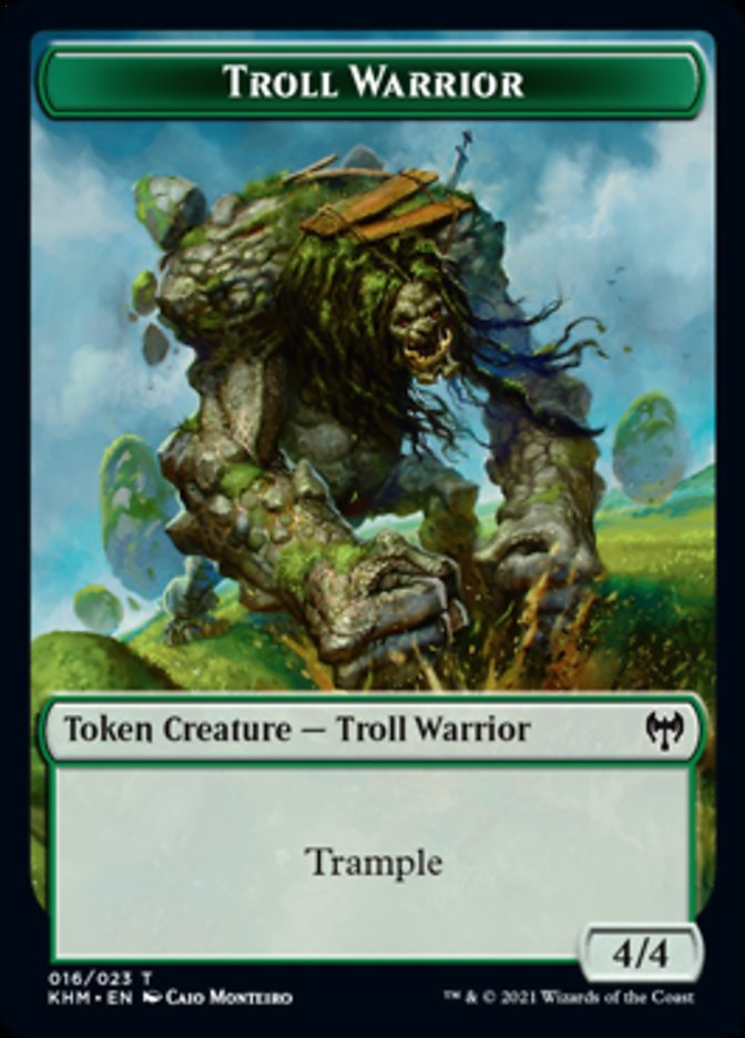 Troll Warrior Token [Kaldheim Tokens] | Pandora's Boox