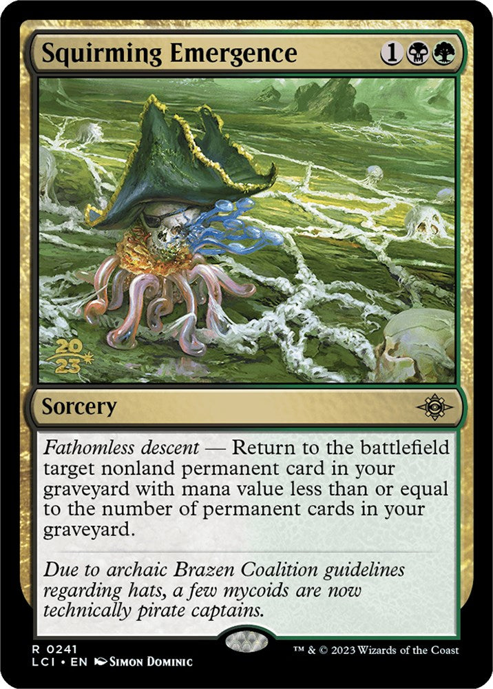 Squirming Emergence [The Lost Caverns of Ixalan Prerelease Cards] | Pandora's Boox