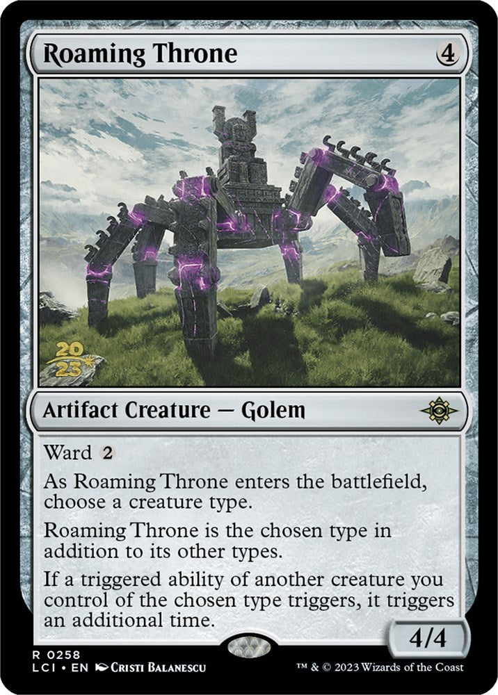 Roaming Throne [The Lost Caverns of Ixalan Prerelease Cards] | Pandora's Boox