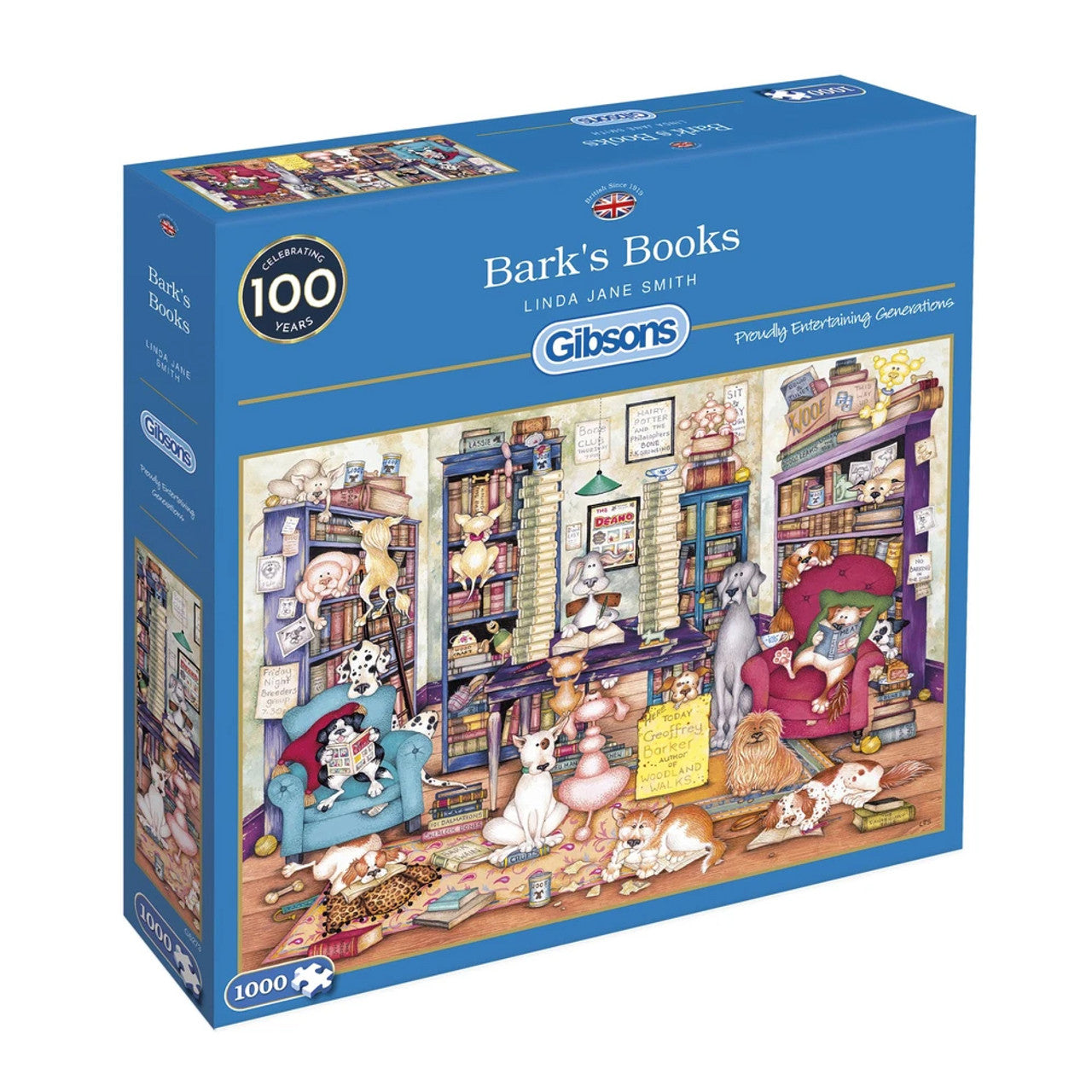 Bark's Books 1000pc puzzle | Pandora's Boox